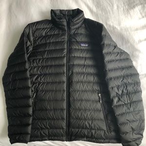 Patagonia Down Sweater Jacket Men's Size L BLACK